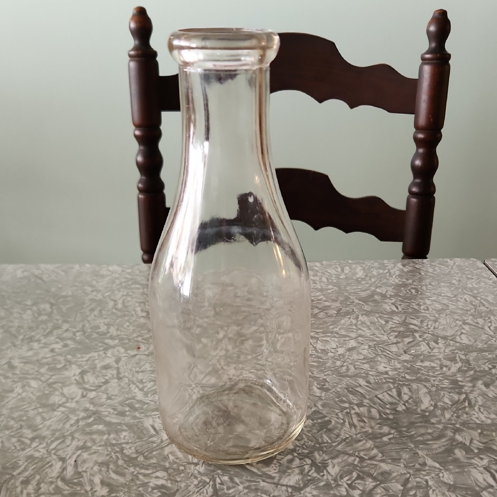 Classic Transparent Glass Bottle Vase